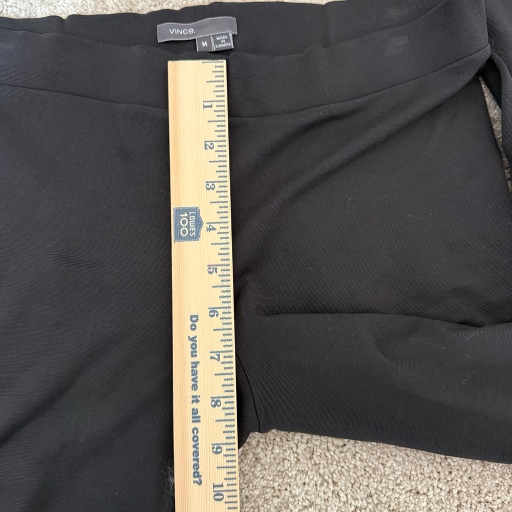 Vince Black Pull On Leggings Sz Medium - Picture 8 of 10
